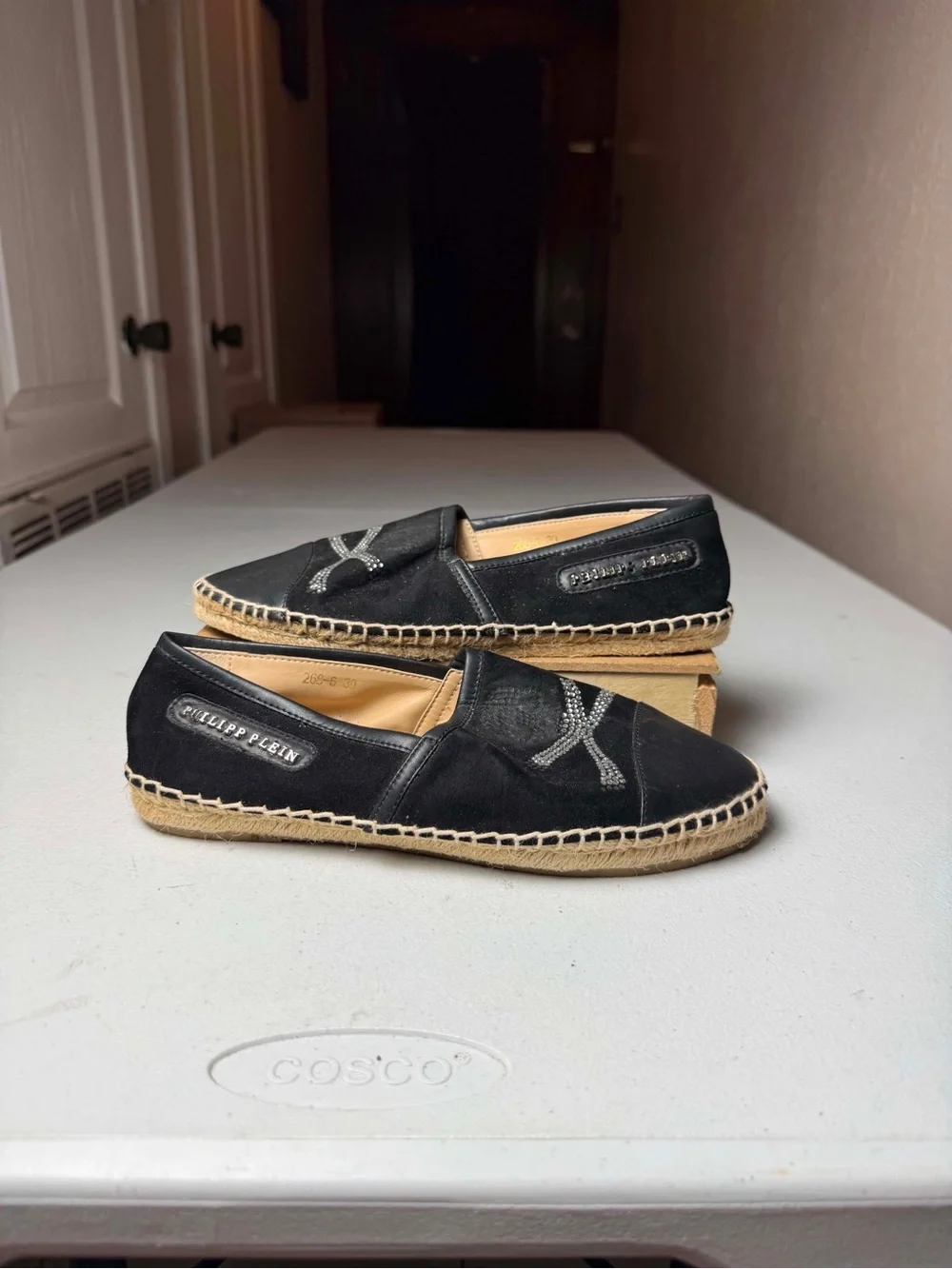 Damage Philipp Plein Chilling Times Slip On Espadrilles Sz 39 / US 9
